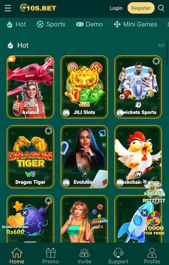 10s Bet Game